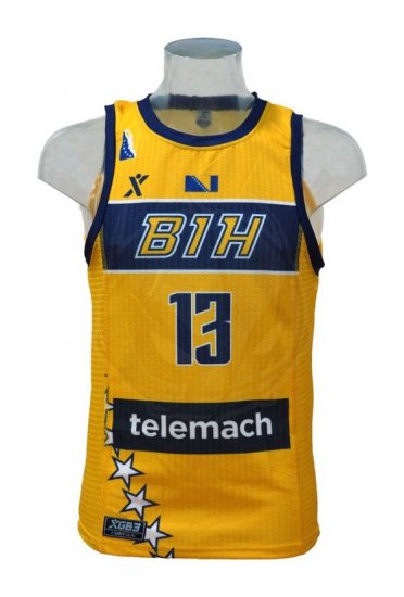 Dzanan Musa 13 Bosnia and Herzegovina 22-23 Home Jersey Yellow